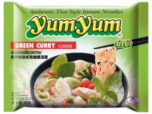 Nouilles instantanées au curry vert - Yum Yum Image