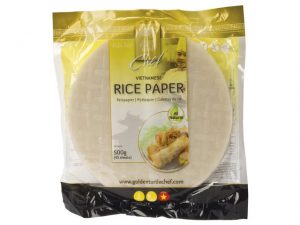 Feuilles de riz rondes - Golden Turtle Image