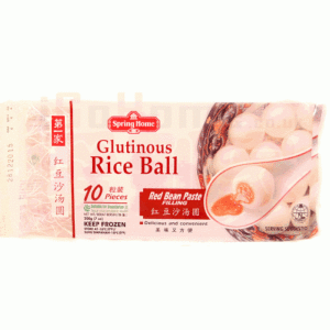 Boules de riz collant aux haricots rouges - Glutinous rice ball with red bean paste Image