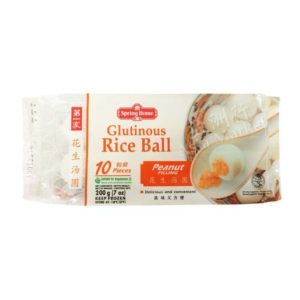 Boules de riz collant et cacahuètes - Glutinous rice ball with peanut filling Image