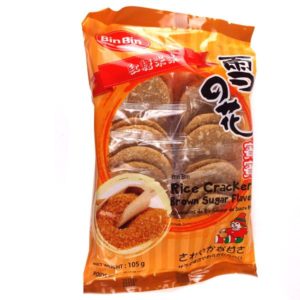 Crackers de riz sucre brun - BinBin Image